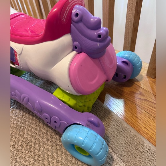 VTech Prance & Rock Learning Unicorn™ 2-in-1 Rocker & Ride-On Toy for Toddlers - Picture 8 of 9
